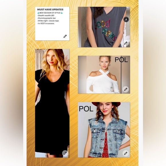 Live Notice!l Like this listing2be notified of lives!join the fun! All NWT! - Picture 6 of 14